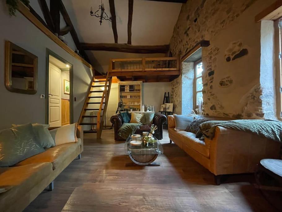 Maison Vigneron - Maison Et Studio Saint-Didier-sur-Beaujeu Exteriör bild