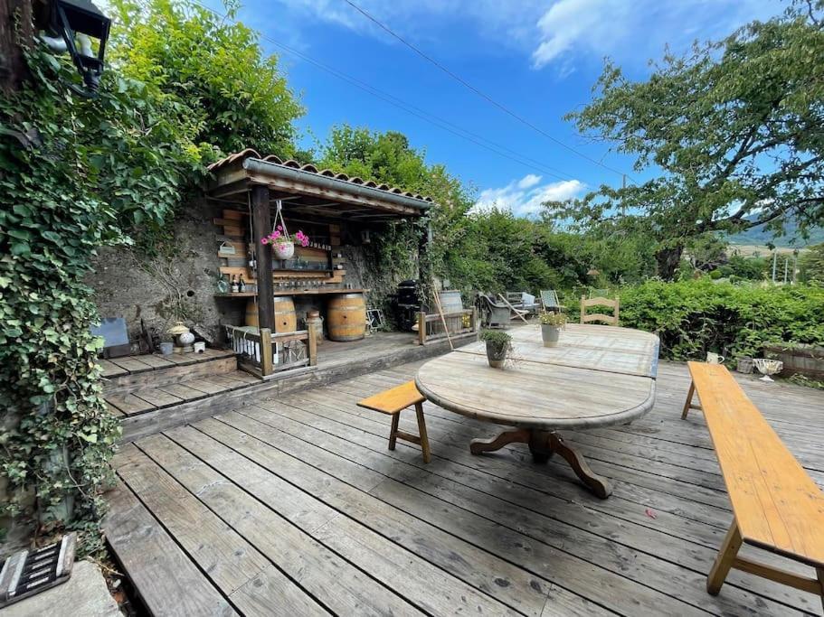 Maison Vigneron - Maison Et Studio Saint-Didier-sur-Beaujeu Exteriör bild